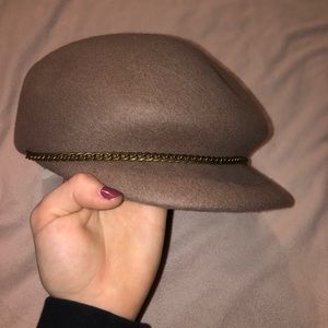 Dusky Pink Newsboy Cap